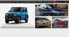 Desktop Screenshot of indiacarnews.com